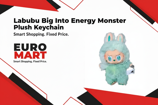 Labubu Big Into Energy Monster Plush Keychain - Euro Mart