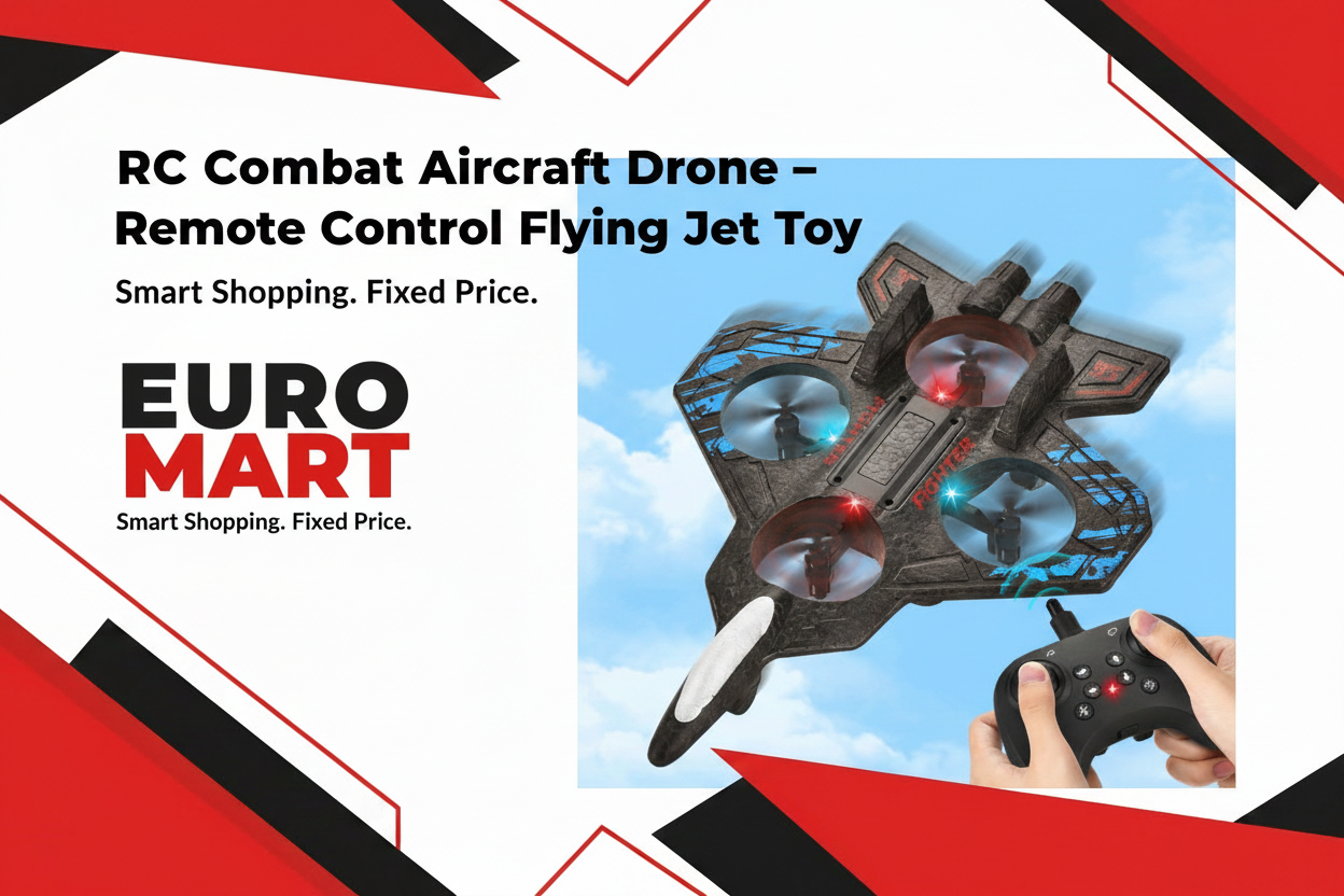RC Combat Aircraft Drone - Euro Mart